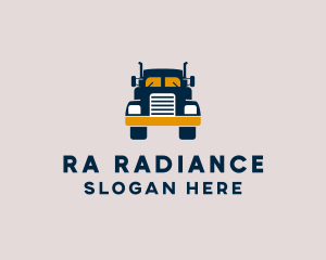 Logistics Delivery Truck logo design