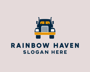 Logistics Delivery Truck logo design