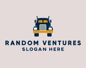 Logistics Delivery Truck logo design