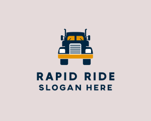 Logistics Delivery Truck logo design