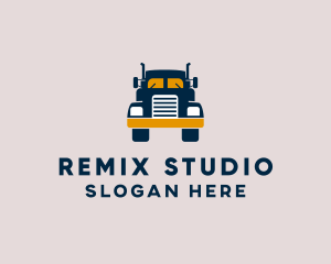 Logistics Delivery Truck logo design