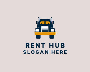 Logistics Delivery Truck logo design