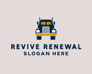 Logistics Delivery Truck logo design