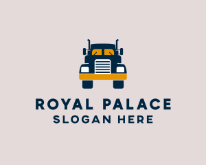 Logistics Delivery Truck logo design