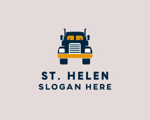 Logistics Delivery Truck logo design