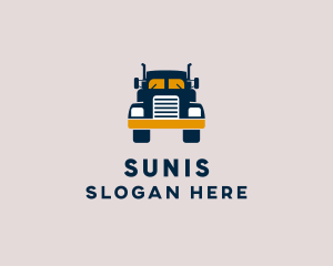 Logistics Delivery Truck logo design