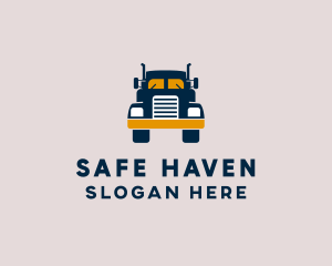 Logistics Delivery Truck logo design