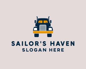 Logistics Delivery Truck logo design