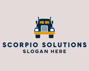 Logistics Delivery Truck logo design