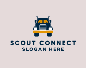 Logistics Delivery Truck logo design