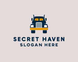 Logistics Delivery Truck logo design