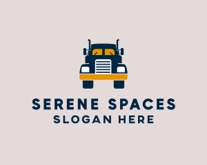 Logistics Delivery Truck logo design