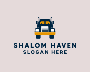 Logistics Delivery Truck logo design