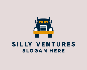 Logistics Delivery Truck logo design