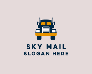 Logistics Delivery Truck logo design