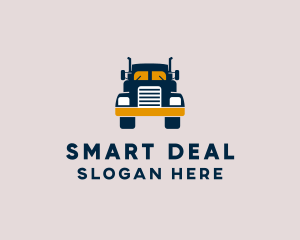 Logistics Delivery Truck logo design