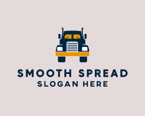 Logistics Delivery Truck logo design