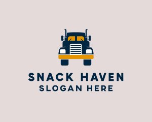 Logistics Delivery Truck logo design