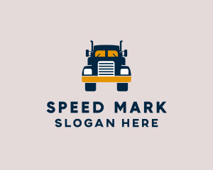 Logistics Delivery Truck logo design