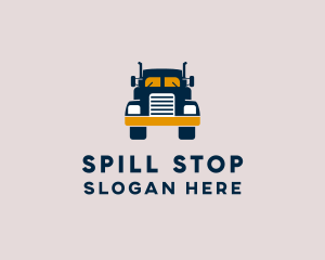 Logistics Delivery Truck logo design