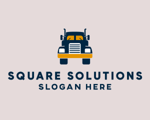 Logistics Delivery Truck logo design