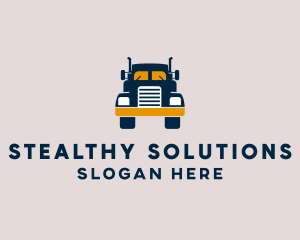 Logistics Delivery Truck logo design