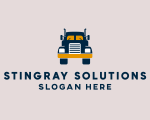 Logistics Delivery Truck logo design