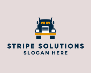 Logistics Delivery Truck logo design