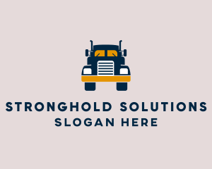 Logistics Delivery Truck logo design