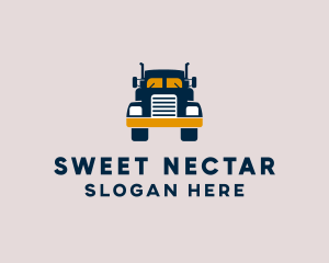 Logistics Delivery Truck logo design