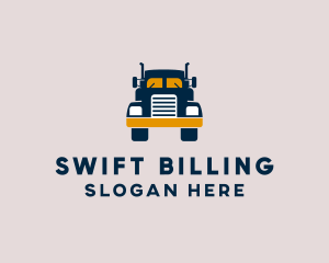 Logistics Delivery Truck logo design