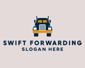 Logistics Delivery Truck logo design