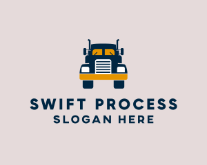 Logistics Delivery Truck logo design