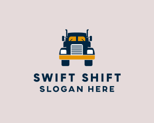 Logistics Delivery Truck logo design