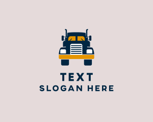 Logistics Delivery Truck logo design