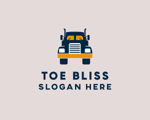 Logistics Delivery Truck logo design