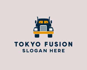 Logistics Delivery Truck logo design