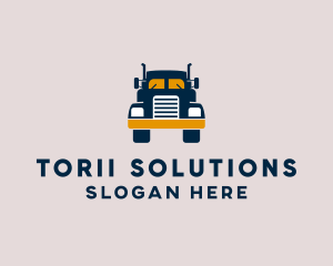 Logistics Delivery Truck logo design