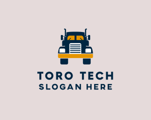 Logistics Delivery Truck logo design