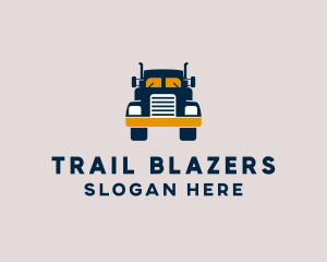 Logistics Delivery Truck logo design