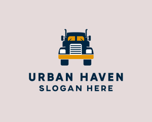 Logistics Delivery Truck logo design