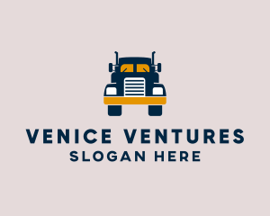 Logistics Delivery Truck logo design