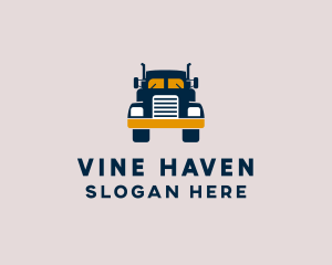 Logistics Delivery Truck logo design