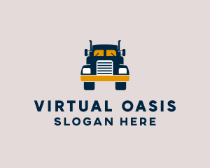 Logistics Delivery Truck logo design