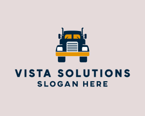 Logistics Delivery Truck logo design