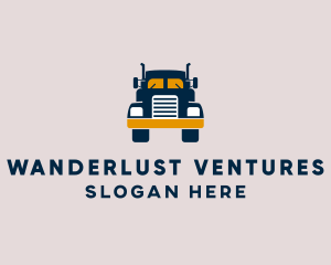 Logistics Delivery Truck logo design