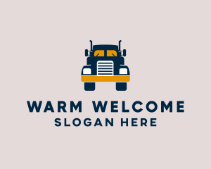 Logistics Delivery Truck logo design