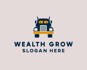 Logistics Delivery Truck logo design