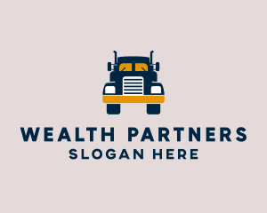 Logistics Delivery Truck logo design