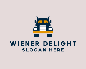 Logistics Delivery Truck logo design